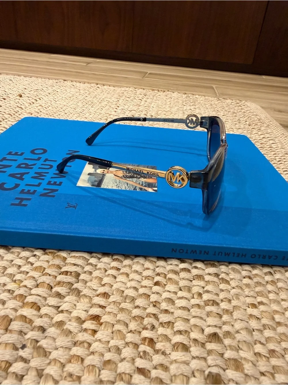 Vintage Michael Kors oversized two-tone butterfly sunglasses